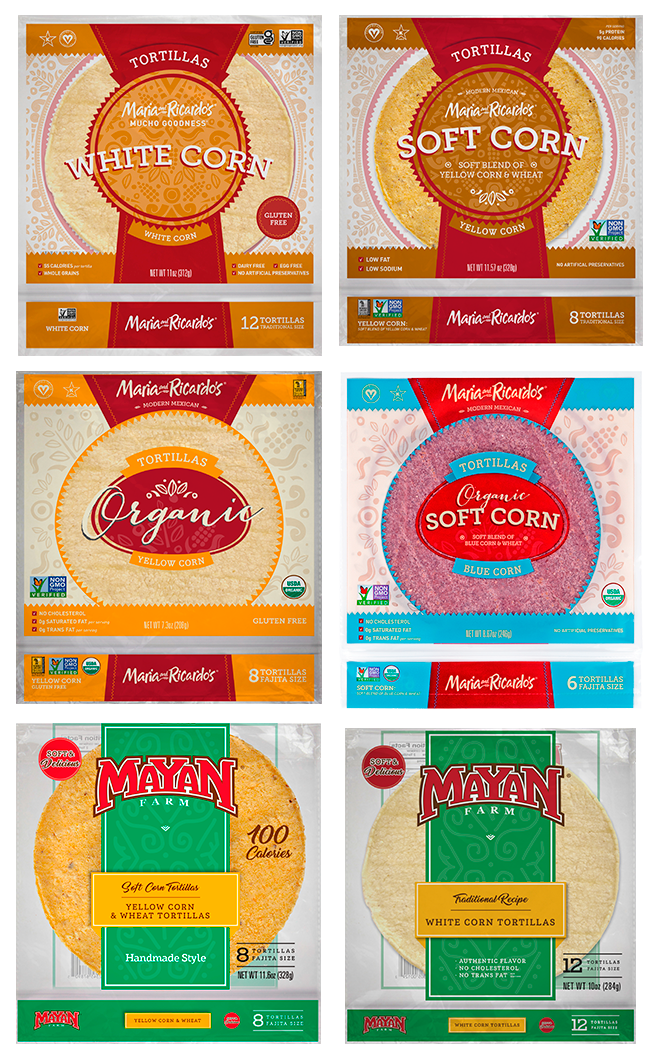 Corn Tortillas, Flour Tortilla, Gluten Free Tortilla and Low Carb Tortillas