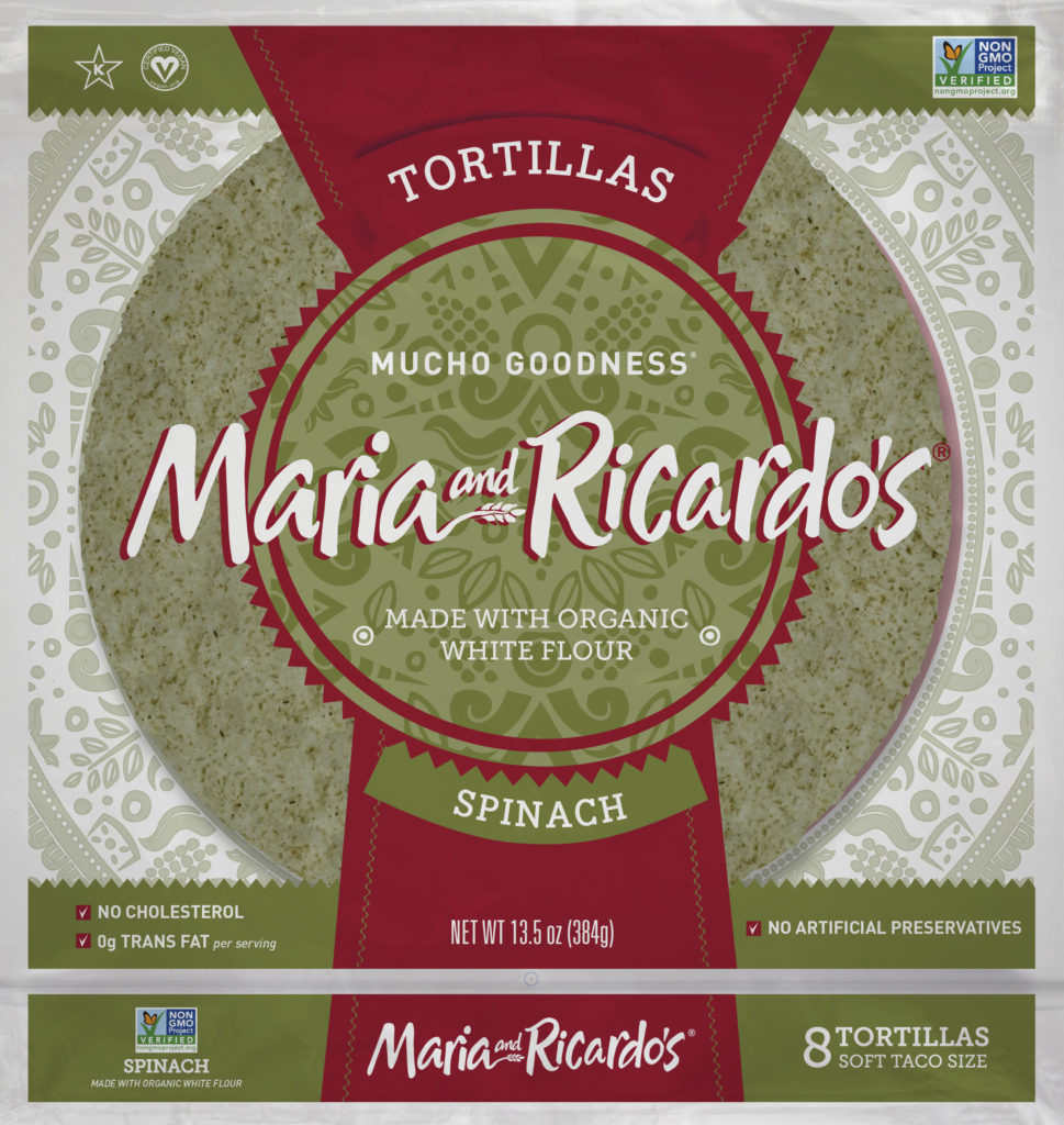 Maria and Ricardos Spinach Tortillas