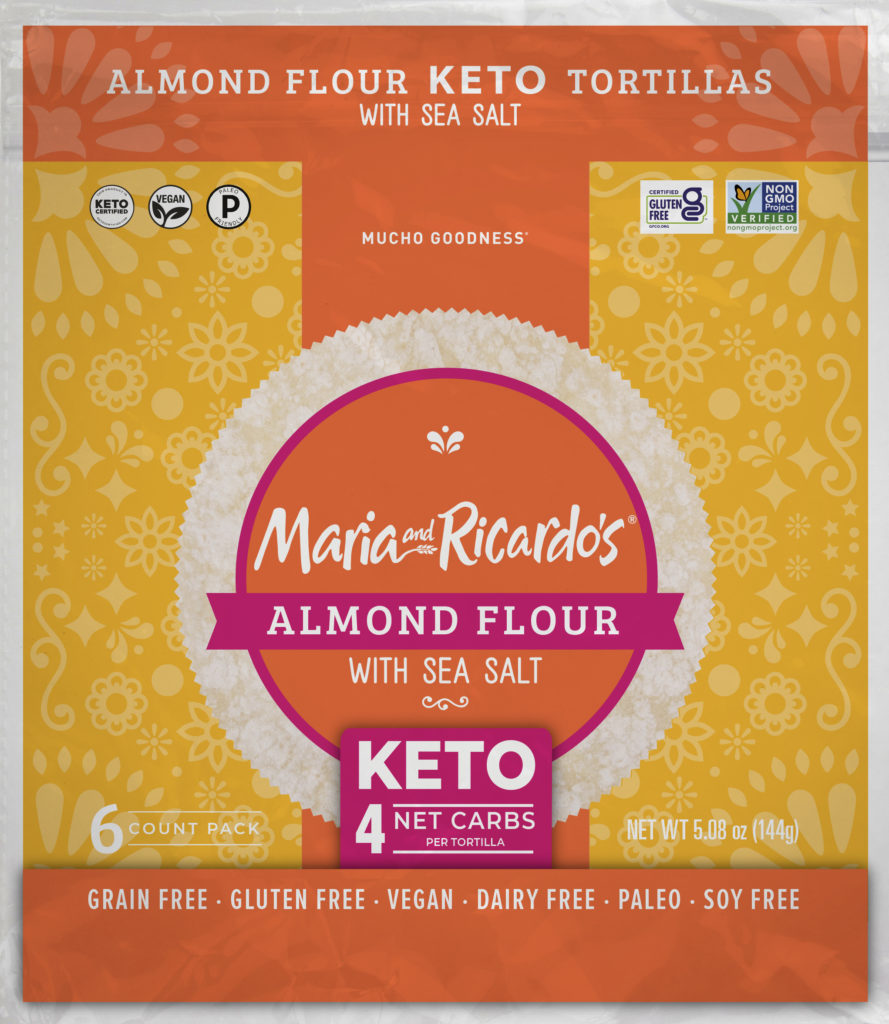 Sea Salt Almond Keto Tortillas