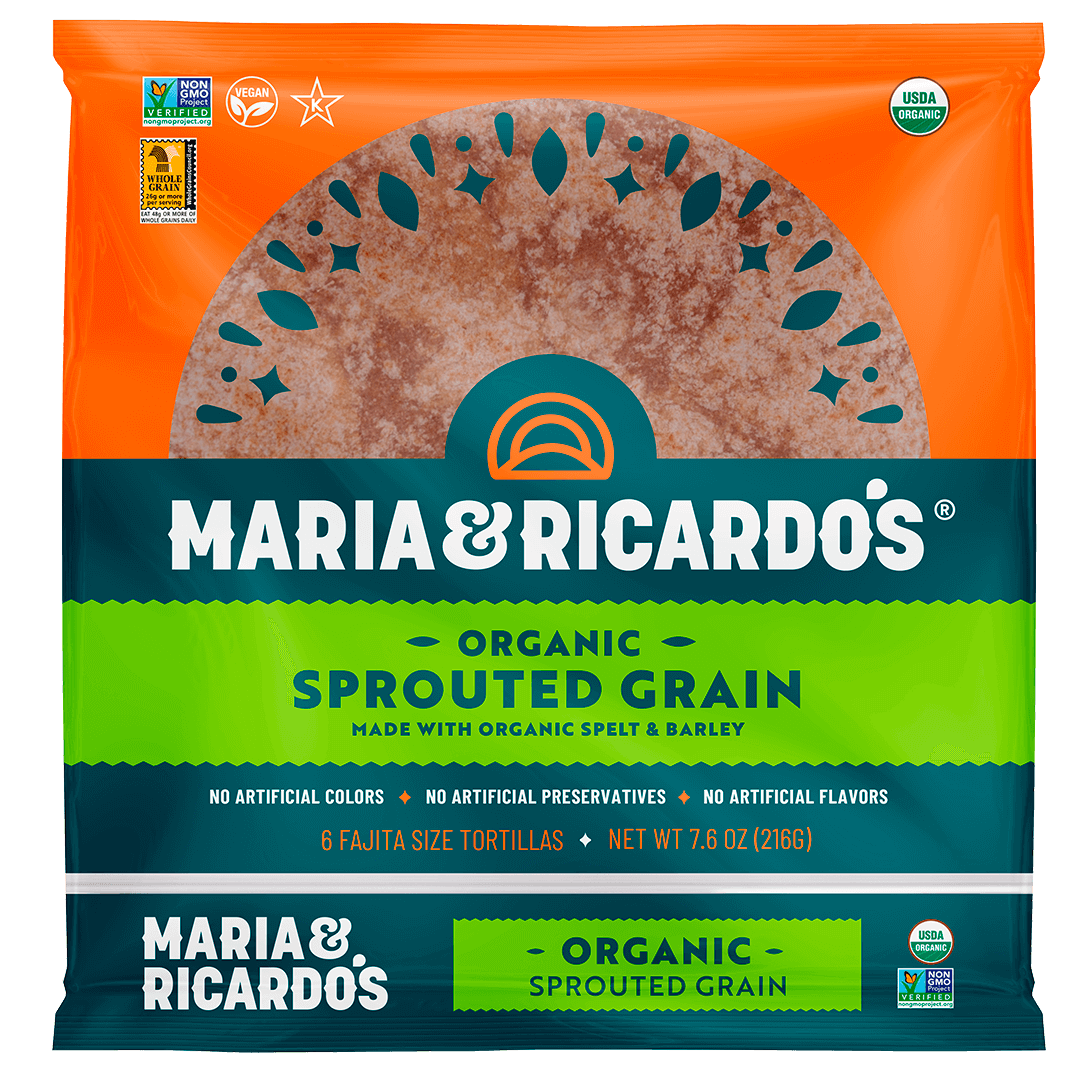 Maria & Ricardo's Organic Sprouted Grain Tortillas