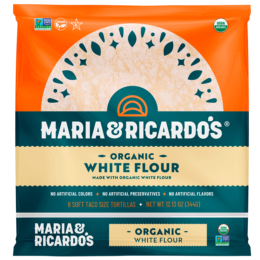 Maria & Ricardo's Organic White Flour Tortillas