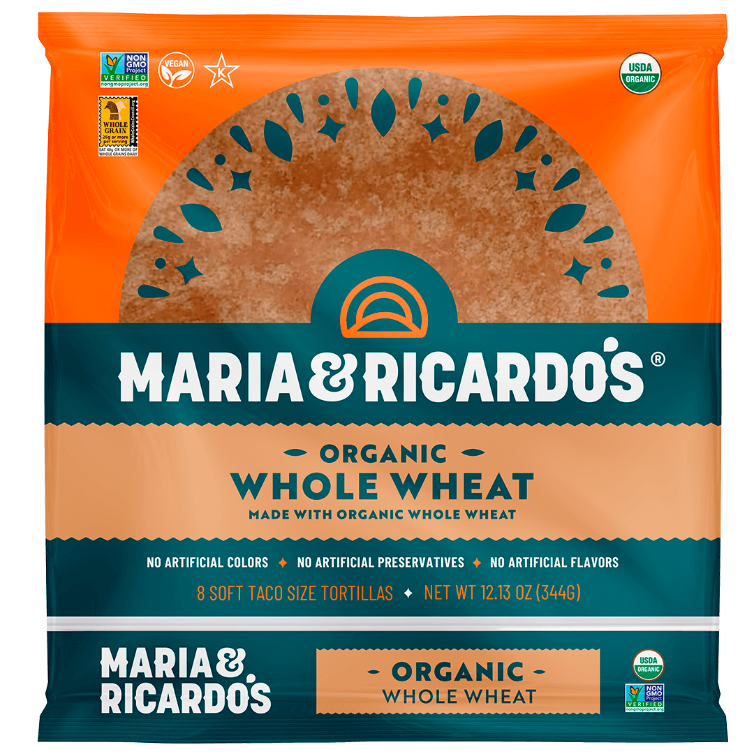 Maria & Ricardo's Organic Whole Wheat Tortillas