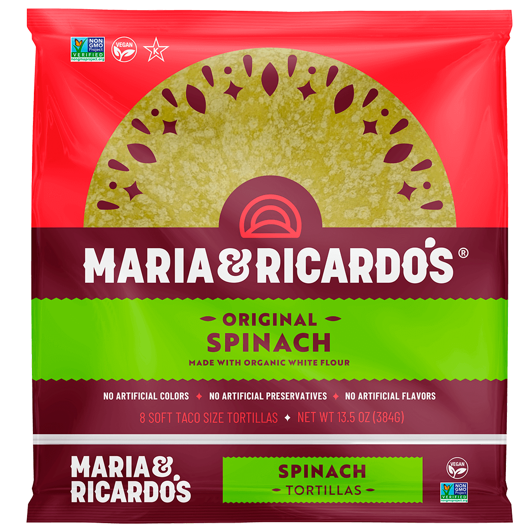 Maria & Ricardo's Original Spinach Tortillas
