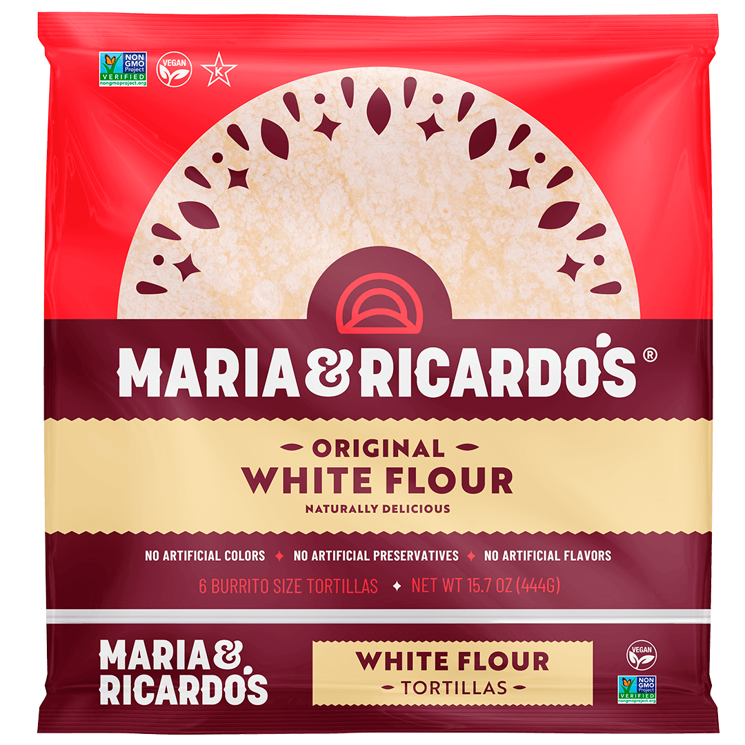 Maria & Ricardo's Original White Flour Burrito Tortillas