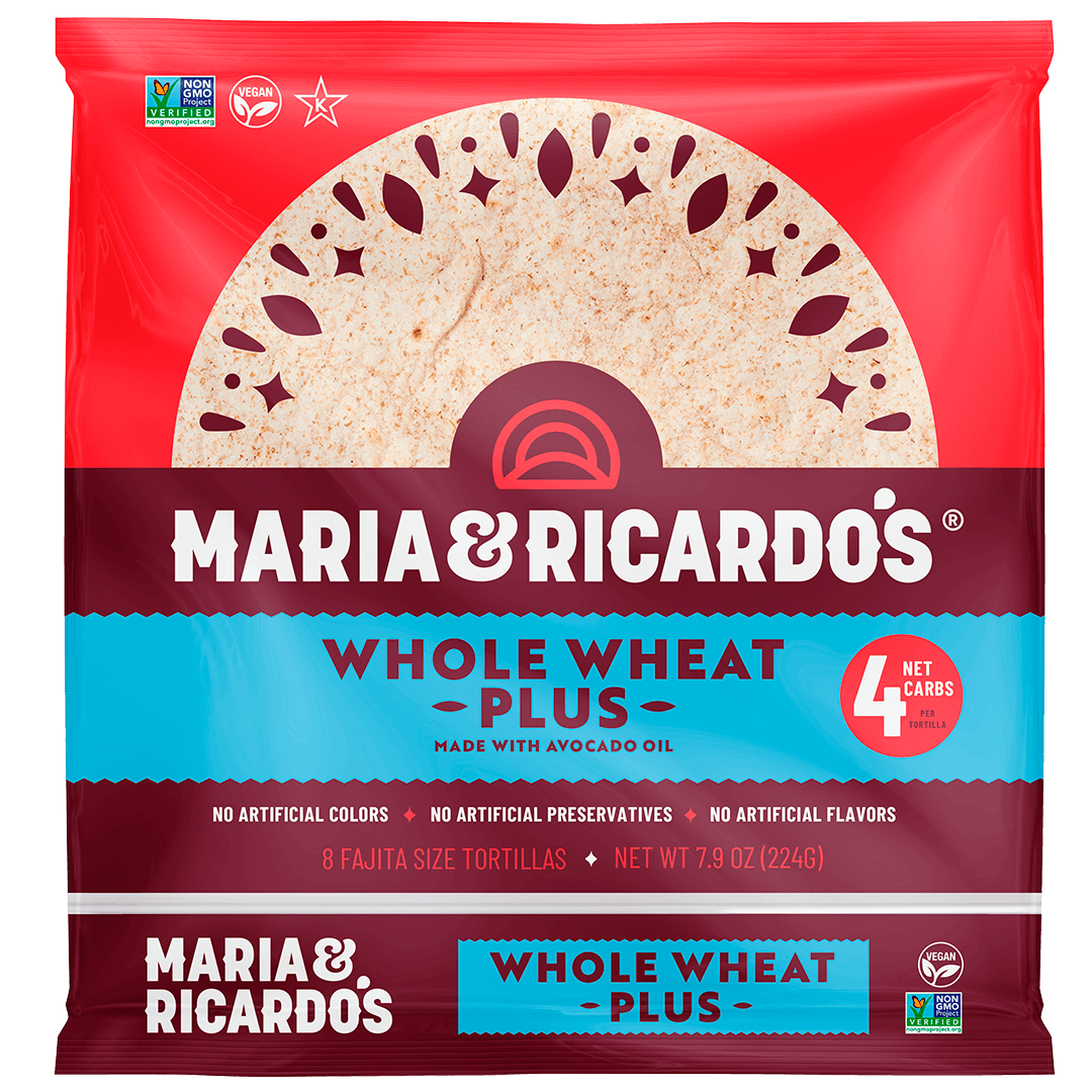 Maria & Ricardo's Original Whole Wheat Plus Tortillas