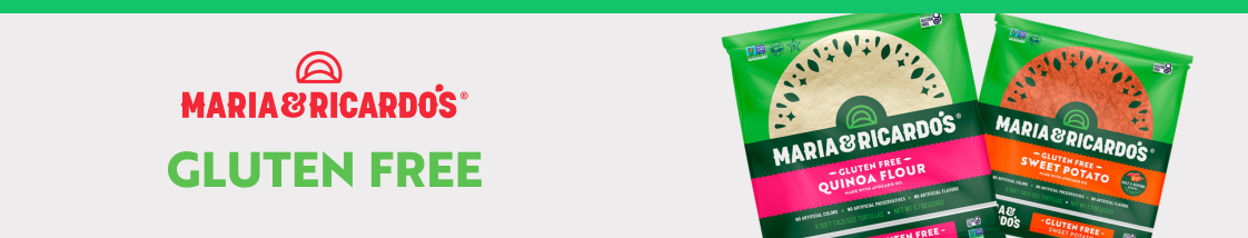 Maria & Ricardo's Tortillas Gluten Free | Banner